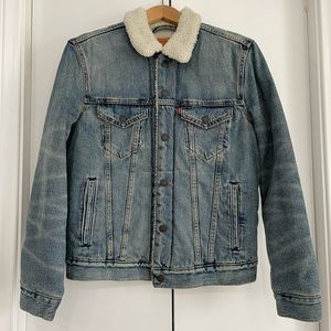 Levi’s Denim Sherpa Jacket - Size Small